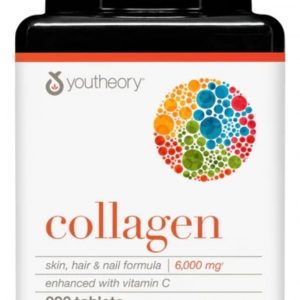 Youtheory Advanced Collagen - 6,000 mg Collagen - with Vitamin C - for Hair, Skin & Nails* - Collagen Supplements for Women and Men - 290 Tablets